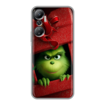 Силиконовый противоударный чехол на Infinix Hot 20 с принтом Новый год