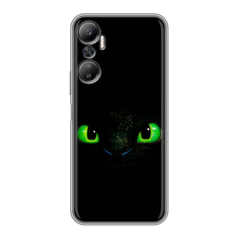 Силиконовый противоударный чехол на Infinix Hot 20 с принтом Как приручить дракона Силиконовый противоударный чехол на Infinix Hot 20 с принтом Как приручить дракона
