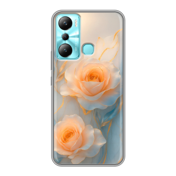 Силиконовый чехол на Infinix Hot 20i с принтом Женский