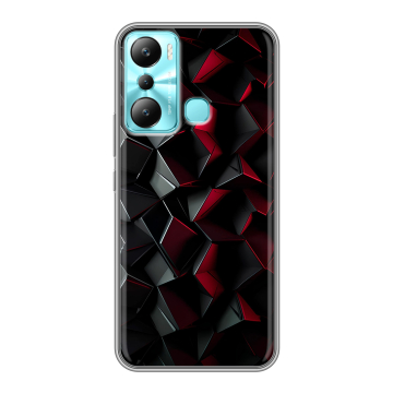 Силиконовый чехол на Infinix Hot 20i с принтом Абстракция