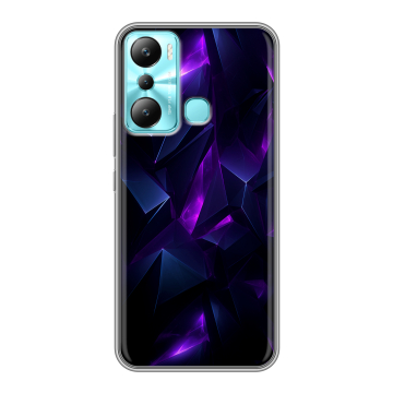 Силиконовый чехол на Infinix Hot 20i с принтом Абстракиция