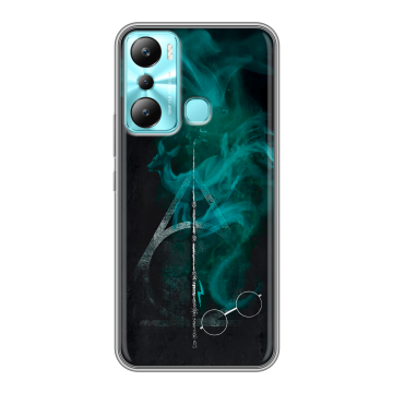 Силиконовый чехол на Infinix Hot 20i с принтом Гарри Поттер Harry Potter