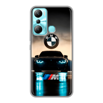 Силиконовый чехол на Infinix Hot 20i с принтом БМВ BMW