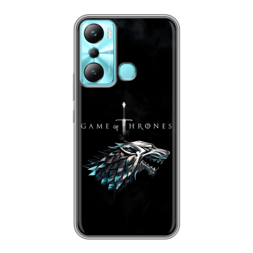 Силиконовый чехол на Infinix Hot 20i с принтом Игра Престолов Game Thrones