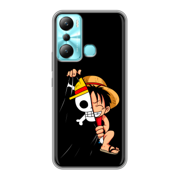 Силиконовый чехол на Infinix Hot 20i с принтом One Piece Ван Пис