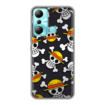 Силиконовый чехол на Infinix Hot 20i с принтом One Piece Ван Пис