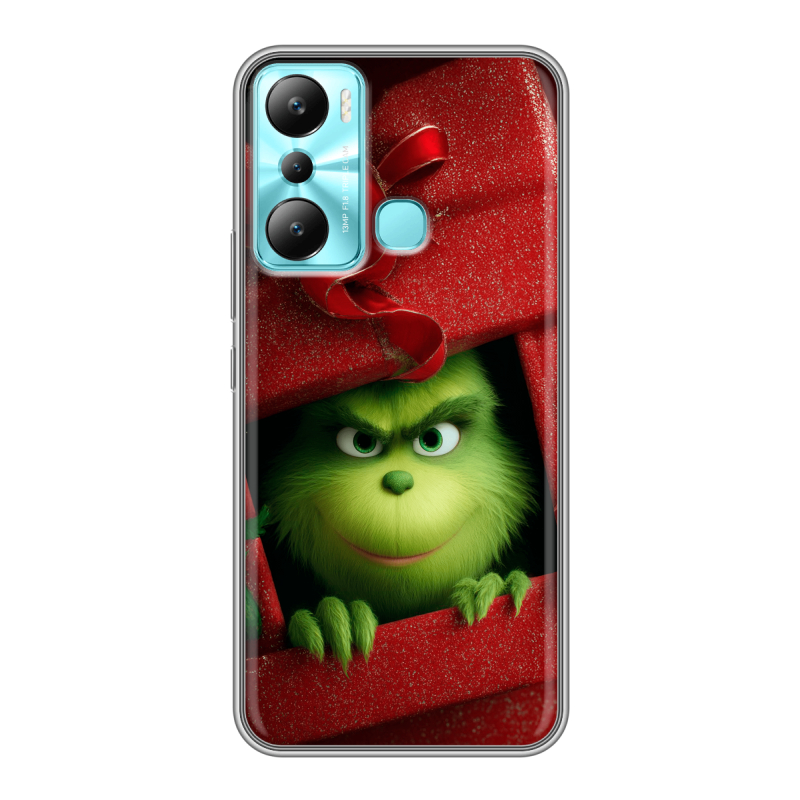 Силиконовый чехол на Infinix Hot 20i с принтом Новый год Силиконовый чехол на Infinix Hot 20i с принтом Новый год