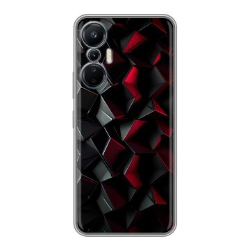 Силиконовый чехол на Infinix Hot 20S с принтом Абстракция
