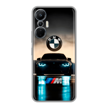 Силиконовый чехол на Infinix Hot 20S с принтом БМВ BMW Силиконовый чехол на Infinix Hot 20S с принтом БМВ BMW