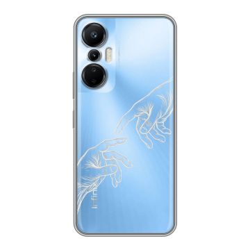 Силиконовый чехол на Infinix Hot 20S с принтом Сотворение мира