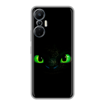 Силиконовый чехол на Infinix Hot 20S с принтом Как приручить дракона