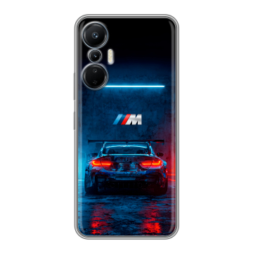 Силиконовый чехол на Infinix Hot 20S с принтом BMW БМВ