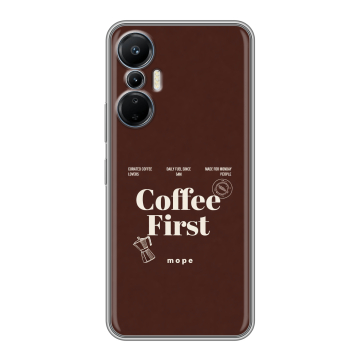 Силиконовый чехол на Infinix Hot 20S с принтом женский