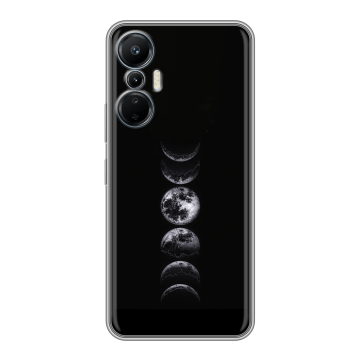 Силиконовый чехол на Infinix Hot 20S с принтом женский