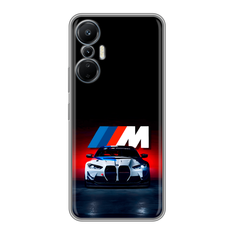 Силиконовый чехол на Infinix Hot 20S с принтом БМВ BMW Силиконовый чехол на Infinix Hot 20S с принтом БМВ BMW