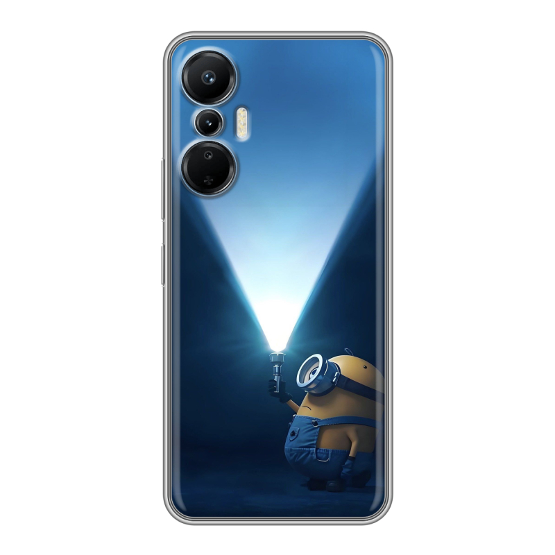 Силиконовый чехол на Infinix Hot 20S с принтом Миньоны Силиконовый чехол на Infinix Hot 20S с принтом Миньоны