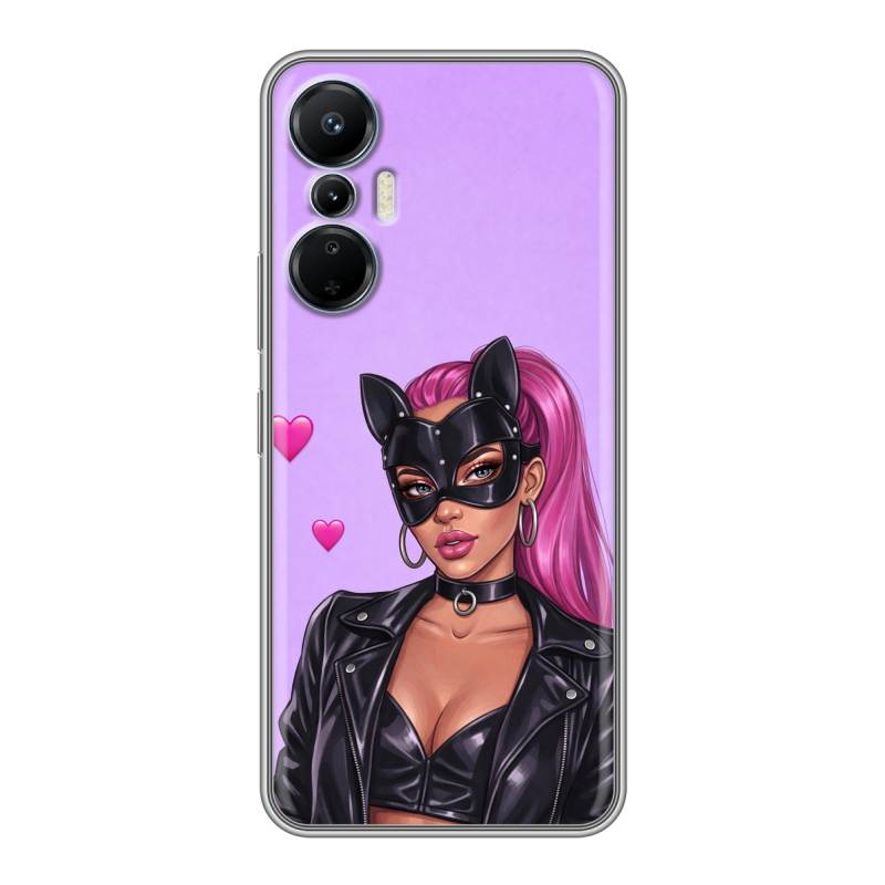 Силиконовый чехол на Infinix Hot 20S с принтом женский Силиконовый чехол на Infinix Hot 20S с принтом женский