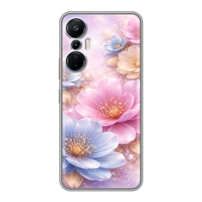 Силиконовый противоударный чехол на Infinix Hot 20S с принтом женский Силиконовый противоударный чехол на Infinix Hot 20S с принтом женский