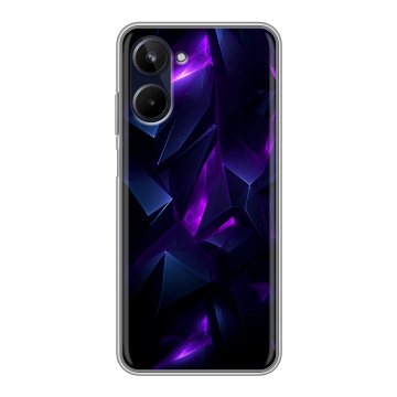 Силиконовый чехол на Realme 10 4G с принтом Абстракиция Силиконовый чехол на Realme 10 4G с принтом Абстракиция