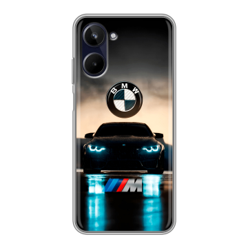 Силиконовый чехол на Realme 10 4G с принтом БМВ BMW Силиконовый чехол на Realme 10 4G с принтом БМВ BMW