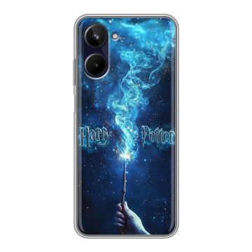 Силиконовый чехол на Realme 10 4G с принтом Harry Potter Гарри Поттер