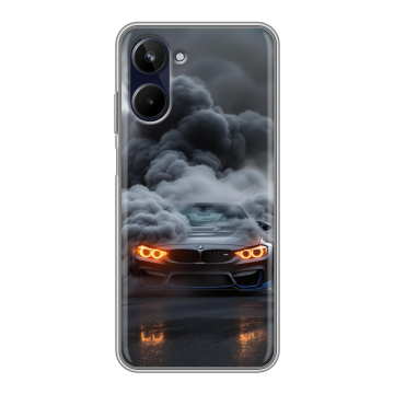 Силиконовый чехол на Realme 10 4G с принтом BMW БМВ Силиконовый чехол на Realme 10 4G с принтом BMW БМВ