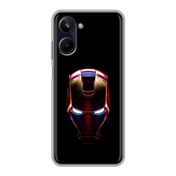 Силиконовый чехол на Realme 10 4G с принтом IronMan Железный человек