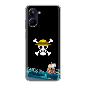 Силиконовый чехол на Realme 10 4G с принтом One Piece Ван Пис