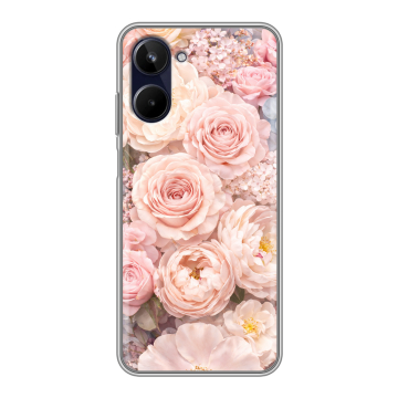 Силиконовый чехол на Realme 10 4G с принтом женский