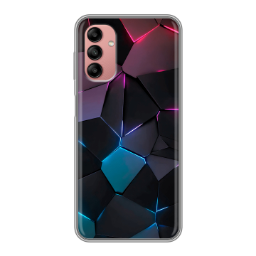 Силиконовый чехол на Samsung Galaxy A04s с принтом Геометрия неона Силиконовый чехол на Samsung Galaxy A04s с принтом Геометрия неона