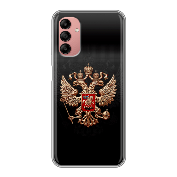 Силиконовый чехол на Samsung Galaxy A04s с принтом Герб России Силиконовый чехол на Samsung Galaxy A04s с принтом Герб России