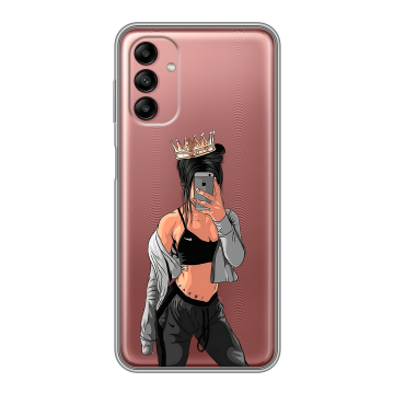 Силиконовый чехол на Samsung Galaxy A04s с принтом Женские принты Силиконовый чехол на Samsung Galaxy A04s с принтом Женские принты