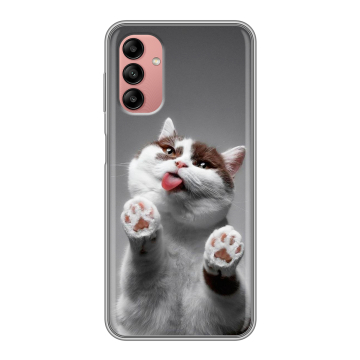 Силиконовый чехол на Samsung Galaxy A04s с принтом Коты Силиконовый чехол на Samsung Galaxy A04s с принтом Коты