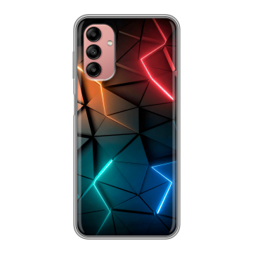 Силиконовый чехол на Samsung Galaxy A04s с принтом Абстракция неон Силиконовый чехол на Samsung Galaxy A04s с принтом Абстракция неон