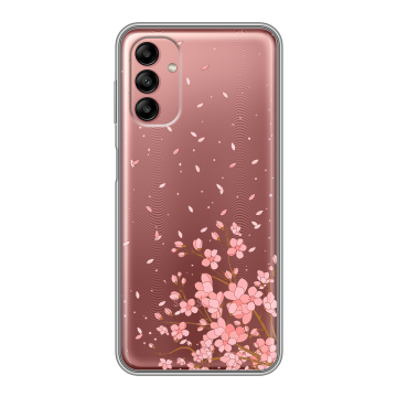 Силиконовый чехол на Samsung Galaxy A04s с принтом Ветка сакуры