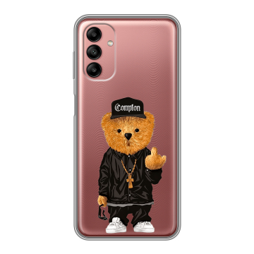 Силиконовый чехол на Samsung Galaxy A04s с принтом Мишка