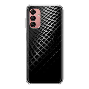 Силиконовый чехол на Samsung Galaxy A04s с принтом Текстура металла