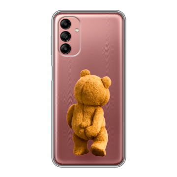 Силиконовый чехол на Samsung Galaxy A04s с принтом Медведь