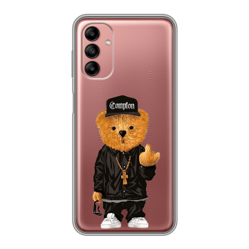 Силиконовый чехол на Samsung Galaxy A04s с принтом Плюшевый медведь