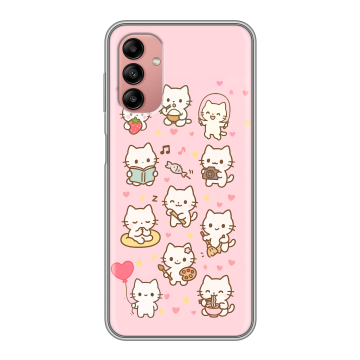 Силиконовый чехол на Samsung Galaxy A04s с принтом Hello Kitty Хелоу Кити