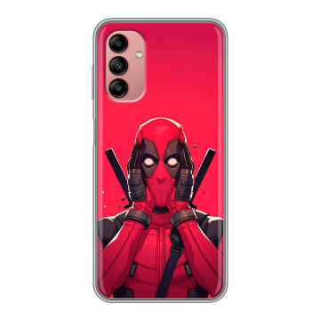 Силиконовый чехол на Samsung Galaxy A04s с принтом Дедпул Deadpool Силиконовый чехол на Samsung Galaxy A04s с принтом Дедпул Deadpool
