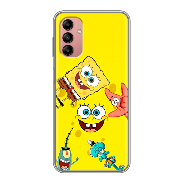 Силиконовый чехол на Samsung Galaxy A04s с принтом Спанч боб Спанчбоб Силиконовый чехол на Samsung Galaxy A04s с принтом Спанч боб Спанчбоб