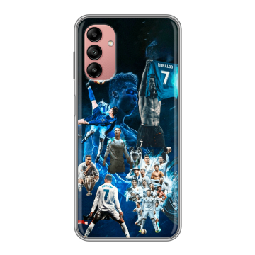 Силиконовый чехол на Samsung Galaxy A04s с принтом Реал Роналдо Силиконовый чехол на Samsung Galaxy A04s с принтом Реал Роналдо