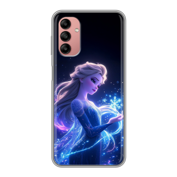 Силиконовый чехол на Samsung Galaxy A04s с принтом Холодное сердце Frozen