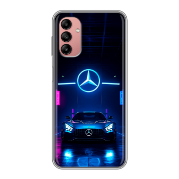 Силиконовый чехол на Samsung Galaxy A04s с принтом Mercedes Мерседес