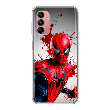 Силиконовый чехол на Samsung Galaxy A04s с принтом Spiderman Человек паук