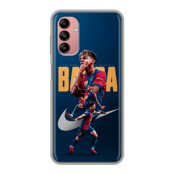 Силиконовый чехол на Samsung Galaxy A04s с принтом Барселона Barca Yamal 