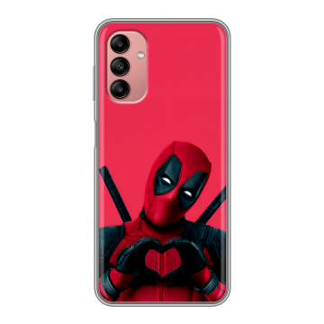 Силиконовый чехол на Samsung Galaxy A04s с принтом Дедпул Deadpool Силиконовый чехол на Samsung Galaxy A04s с принтом Дедпул Deadpool