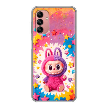 Силиконовый чехол на Samsung Galaxy A04s с принтом Labubu Лабубу