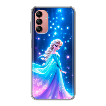 Силиконовый чехол на Samsung Galaxy A04s с принтом Холодное сердце Frozen